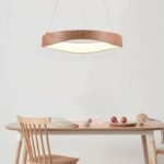 18W Pendul LED Designer Lemn 3000K D400 - Image 2