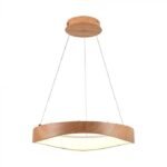 18W Pendul LED Designer Lemn 3000K D400