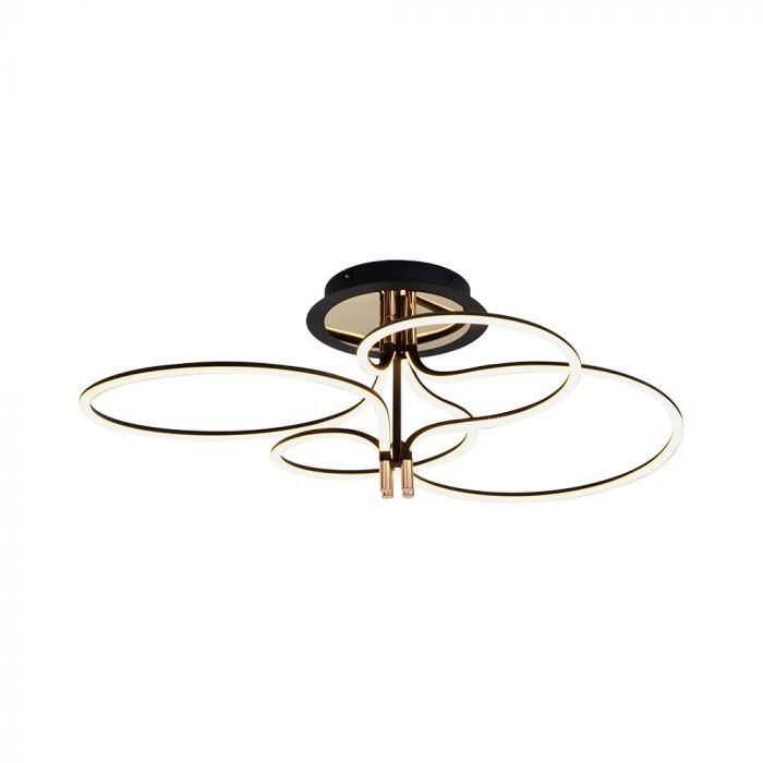 36W Lampă LED Designer Corp Negru și Auriu 3000K