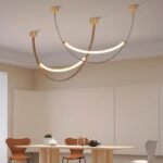12W Pendul LED Designer Corp Negru și Maro 3000K - Image 2