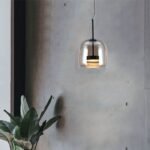 6W Pendul LED Designer Metal + Sticlă D250*H240 3000K - Image 2