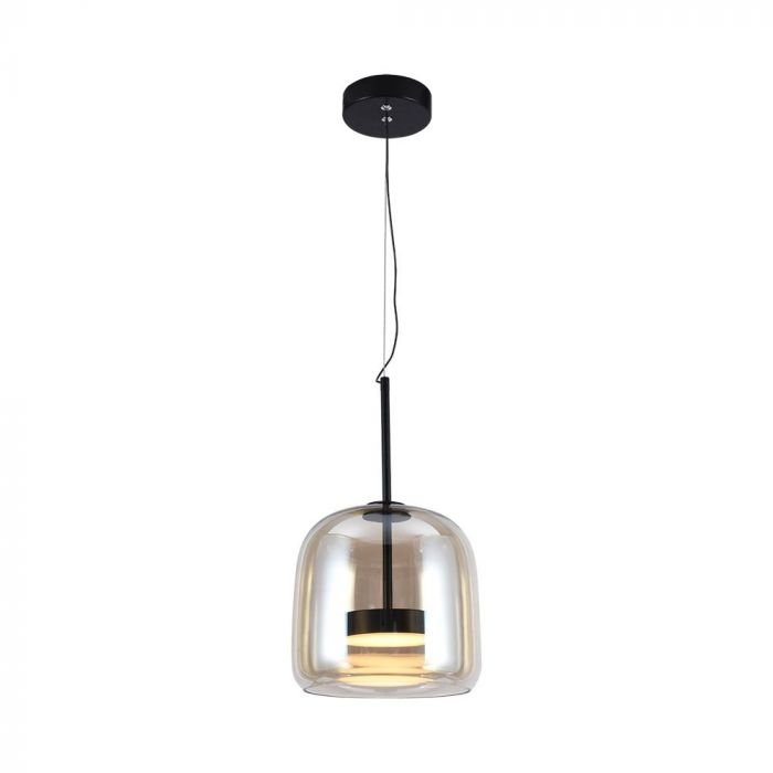 6W Pendul LED Designer Metal + Sticlă D250*H240 3000K