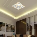 63W LED Lampă de Tavan Dimabilă în 3 pași cu Telecomandă Corp Alb IP20 - Image 2