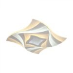 63W LED Lampă de Tavan Dimabilă în 3 pași cu Telecomandă Corp Alb IP20