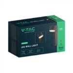 8W LED Lampă de Perete Corp Negru 3000K - Image 2