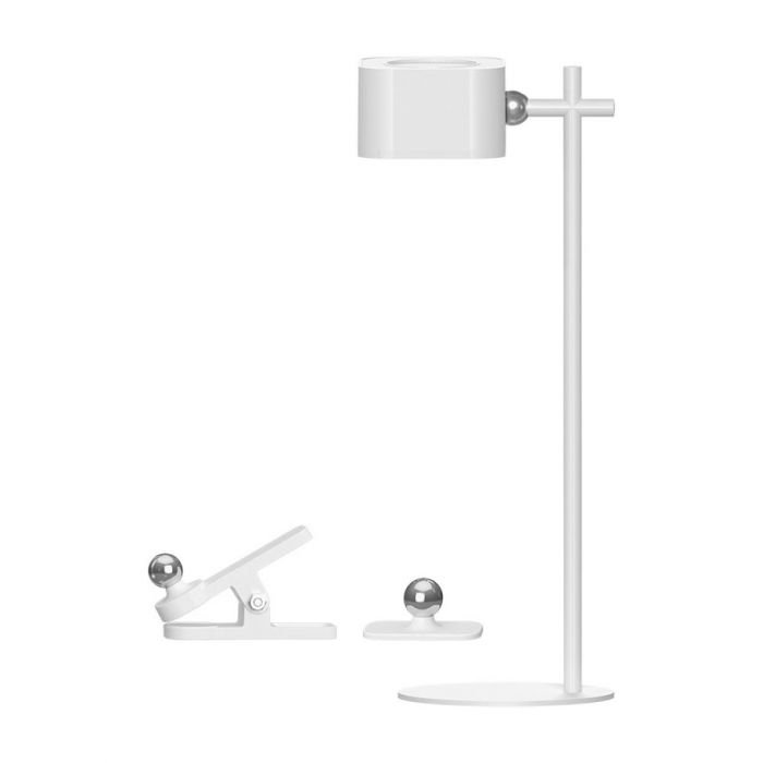 3W LED Lampă de Masă Magnetică cu Acumulator 1800mAh CCT: 3in1 Corp Alb