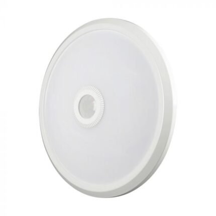12W LED Plafonieră cu Senzor cu Cip SAMSUNG 3in1 Rotundă Corp Alb