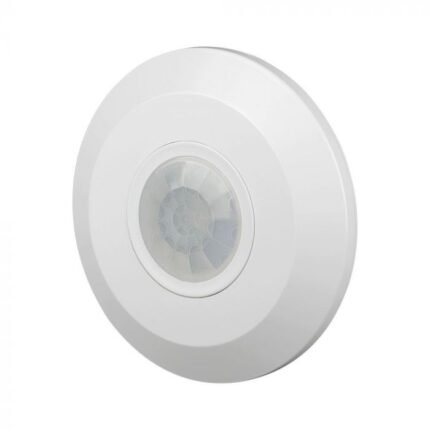Senzor PIR 360º Rază de Detecție Corp Alb