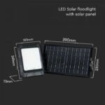Proiector Solar LED 1800lm, Baterie externa 12Ah, Culoare 4000K - Image 7