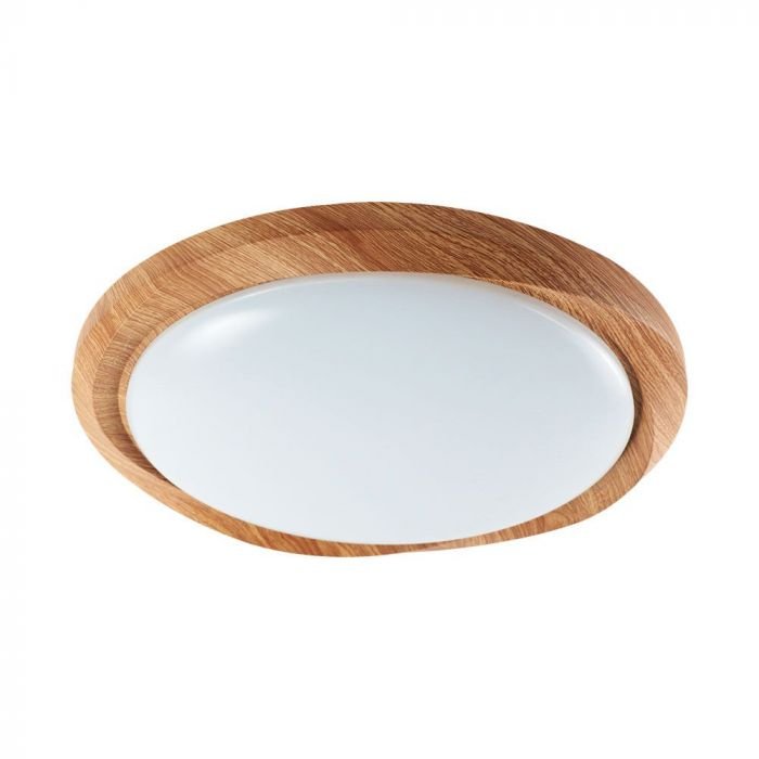 30W / 60W / 30W Plafonieră LED Designer cu Telecomandă Dimabilă Wood Grain Cyclone Cover