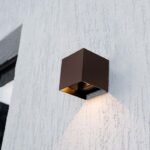 9W LED Lumină de Perete Solară Baterie 3.7V 3 in 1 Corten IP65 - Image 3