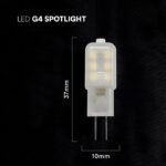 Spot LED Plastic 1.1W G4 3000K - Image 2
