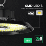 100W LED UFO Highbay Cip CREE 6500K 160LM/W - Image 3