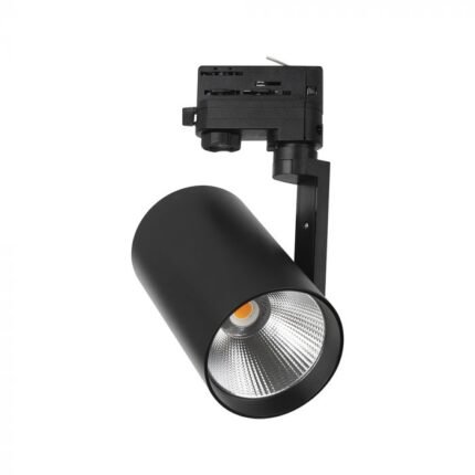 35W LED COB Proiector pe Șină Cip CREE 4000K Corp Negru