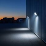 200W Proiector LED Cip CREE Corp Alb Sticlă Gri 6500K 135lm/W - Image 2