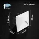 3W LED Lumină pentru Treaptă 3000K - Image 4