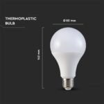 Bec LED 18W E27 A80 2000 lm Plastic 3000K - Image 4