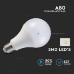 Bec LED 18W E27 A80 2000 lm Plastic 3000K - Image 5