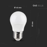 Bec LED 4.5W E27 G45 SMART RGB, Alb, Alb Cald - Image 4