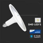 Bec LED Cip SAMSUNG 11W Acrylic UFO Plastic 6400K - Image 3