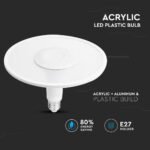 Bec LED Cip SAMSUNG 11W Acrylic UFO Plastic 6400K - Image 4
