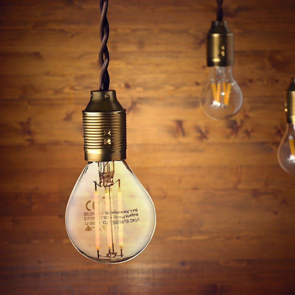 Bec LED 6W Filament E14 P45 Clear Cover 2700K
