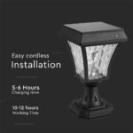 2W Lampă Solară LED Corp Negru 3in1 IP44 - Image 5
