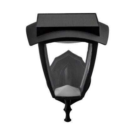 2W Lampă de Perete Solară Corp Negru 3000K, 6000K IP65