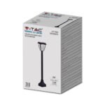 2W Stâlpișor LED Solar Corp Negru 3000K, 6000K IP44 - Image 4