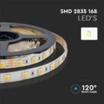 Bandă LED SMD2835 120 LED 24V IP65 3 in 1 5m - Image 3