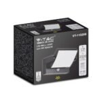 17W LED Lumină de Perete cu Senzor Corp Negru 3000K IP65 - Image 3