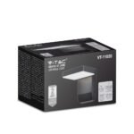 17W LED Lumină de Perete Corp Negru Pătrat 3000K IP65 - Image 2