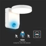 17W LED Lumină de Perete cu Senzor Corp AlbRotund 3000K IP65 - Image 5