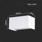 24W LED Lumină de Perete Corp Alb 3000K IP65 - Image 4