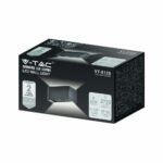 24W LED Lumină de Perete Corp Negru 3000K IP65 - Image 4