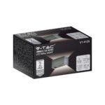 24W LED Lumină de Perete Corp Gri 3000K IP65 - Image 3
