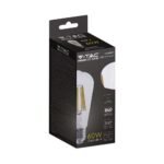 Bec LED 4W Filament E27 ST64 Clar 3000K - Image 3