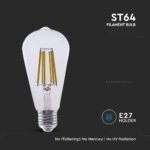 Bec LED 4W Filament E27 ST64 Clar 3000K - Image 5
