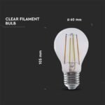 Bec LED 7W Filament Compatibil cu Amazon Alexa & Google Home 3in1 - Image 3
