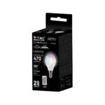 Bec LED 4.8W E14 P45 Control RF RGB + 3000K Dimabil - Image 3