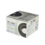 Corp pentru GU10 din beton și metal Gri capăt rotund auriu-roz - Image 2