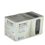 Fitting din Gips & Metal & Ciment Gri pentru GU10 detaliu metalic cromat - Image 3