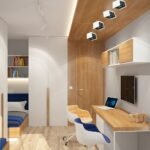 Fitting Pătrat din Gips Aplicat pentru GU10 detaliu metalic Negru mat - Image 2