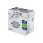 Fitting Pătrat din Gips Alb pentru GU10 spot led îngropat - Image 2