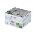 Ramă GU10 Alb+Auriu Roze Rotund - Image 3