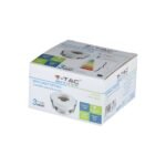 Ramă GU10 Alb+Auriu Roze Rotund - Image 2