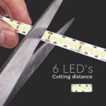 Bandă LED Cip SAMSUNG 2835 240 LEDs 24V IP20 6000K - Image 3