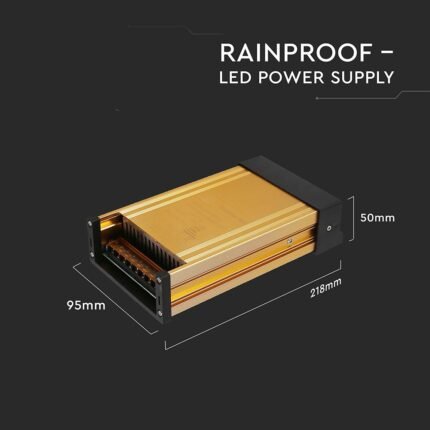 Sursă LED 250W 12V IP45 din Metal Rezistentă la Ploaie