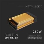 Sursă LED 250W 12V IP45 din Metal Rezistentă la Ploaie - Image 3