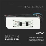 Sursă LED 60W 12V IP67 Plastic - Image 3